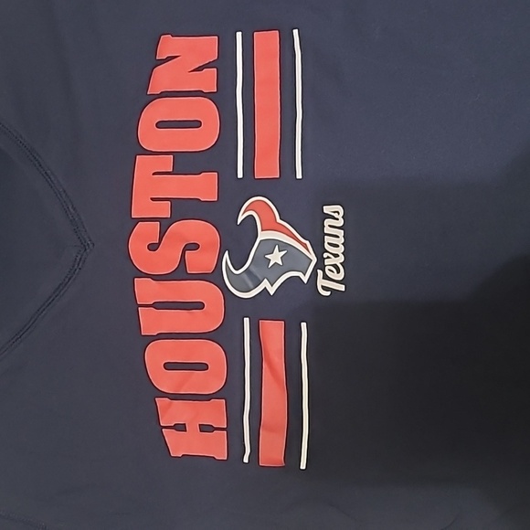 NFL Houston Texans Blue V-neck Short Sleeve Tee Shirt - Size Small - Picture 3 of 11